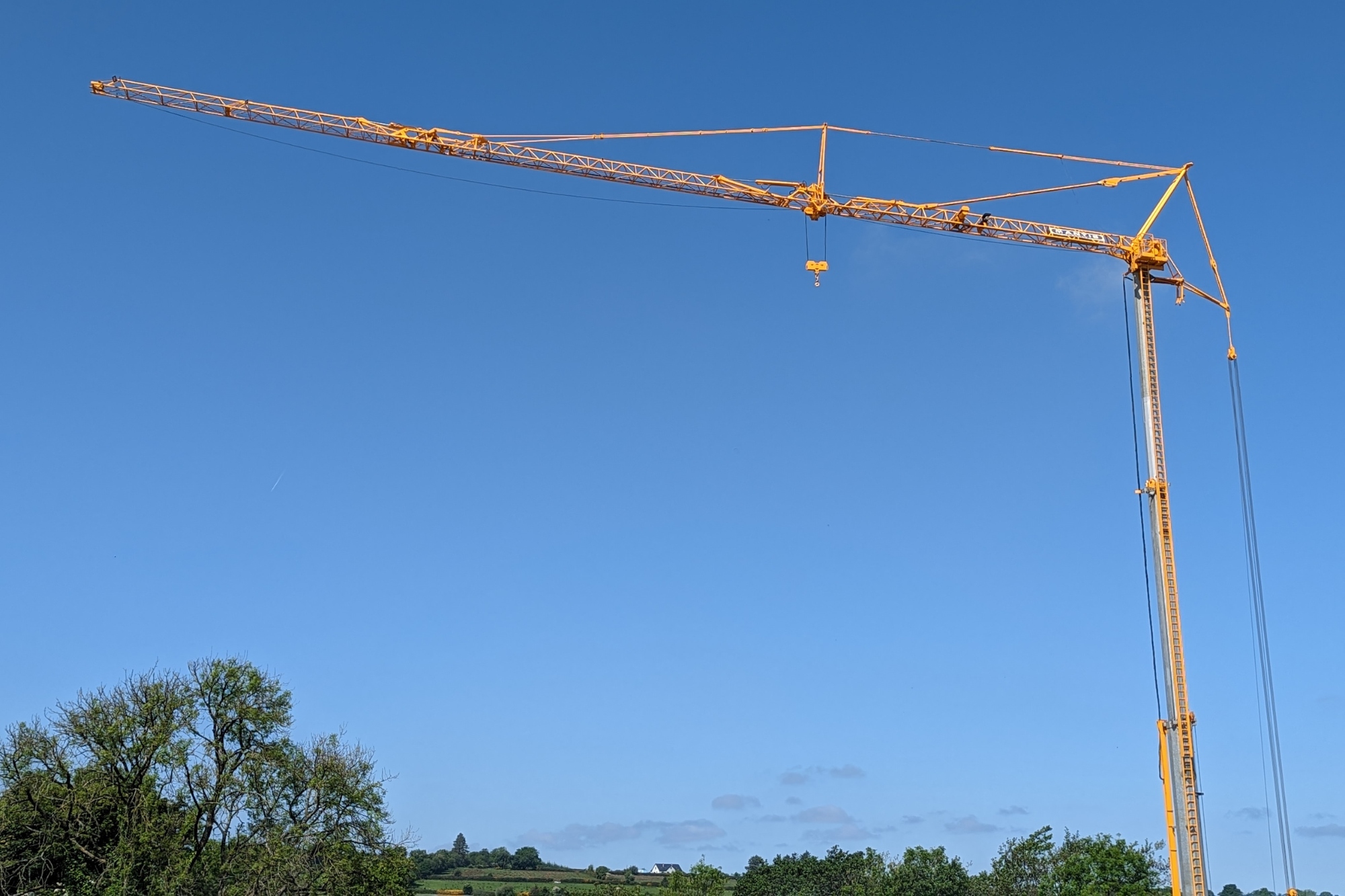 Potain HDT 80 self-erecting tower crane